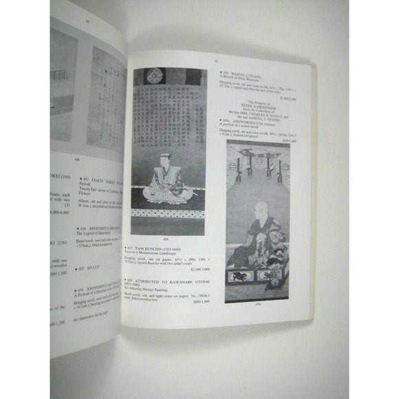Christies Auction Catalog 1984 Fine Japanese Screens Paintings Art 5724 - Picture 7 of 10